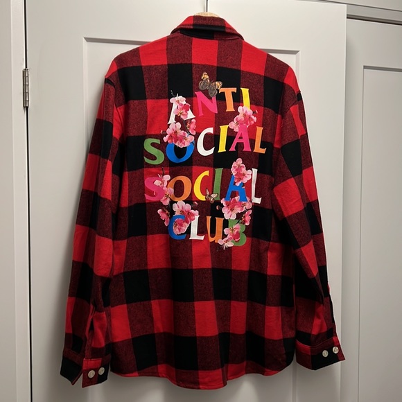 Anti Social Social Club Frantic Flannel - Picture 2 of 4